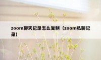 zoom聊天记录怎么复制（zoom私聊记录）