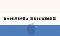 都市小说黑客青幕山(黑客小说青幕山免费)