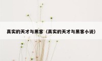 真实的天才与黑客（真实的天才与黑客小说）