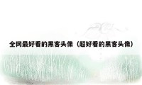 全网最好看的黑客头像(超好看的黑客头像)