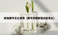 邮箱靓号怎么续费(靓号到期邮箱还能用么)