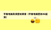 平板电脑高清壁纸黑客(平板电脑壁纸4k超清)