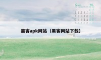 黑客apk网站（黑客网站下载）