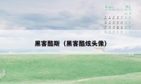 黑客酷斯（黑客酷炫头像）