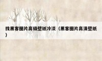 找黑客图片高级壁纸冷淡（黑客图片高清壁纸）
