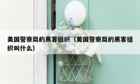 美国警察局的黑客组织（美国警察局的黑客组织叫什么）