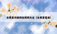 女黑客攻破网站视频大全(女黑客是谁)