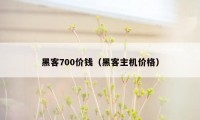 黑客700价钱（黑客主机价格）