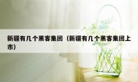 新疆有几个黑客集团（新疆有几个黑客集团上市）