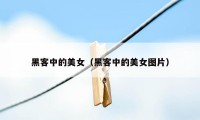 黑客中的美女（黑客中的美女图片）