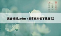 黑客模拟23dm(黑客模拟器下载真实)