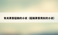 有关黑客超脑的小说(超脑黑客类似的小说)