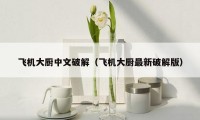 飞机大厨中文破解（飞机大厨最新破解版）
