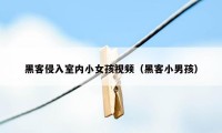 黑客侵入室内小女孩视频（黑客小男孩）